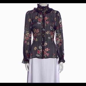 JILL STUART Floral Blouse